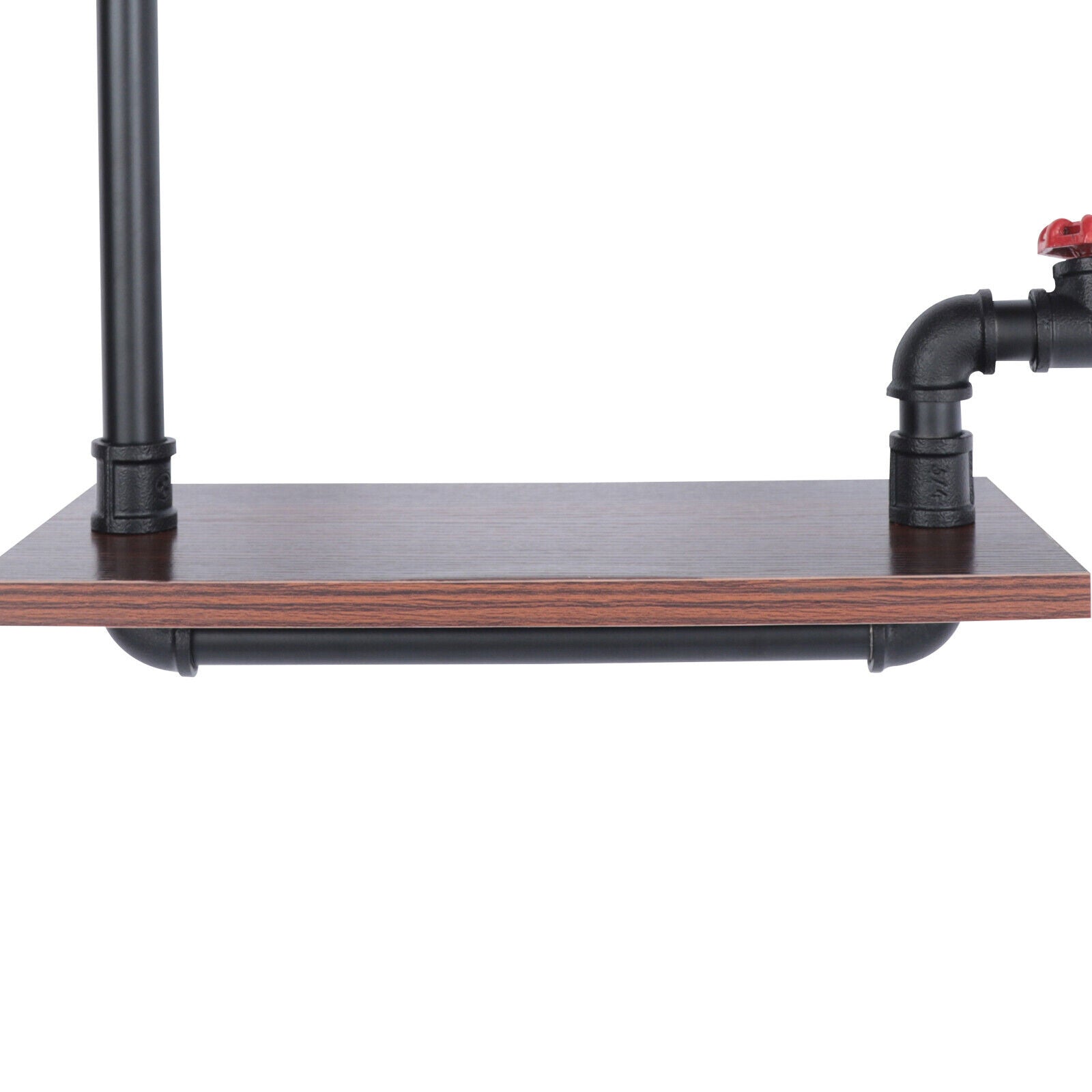 Industrie Rohrhalter Wandregal Hängeregal Bücherregal Wandboard Regal 40x57cm