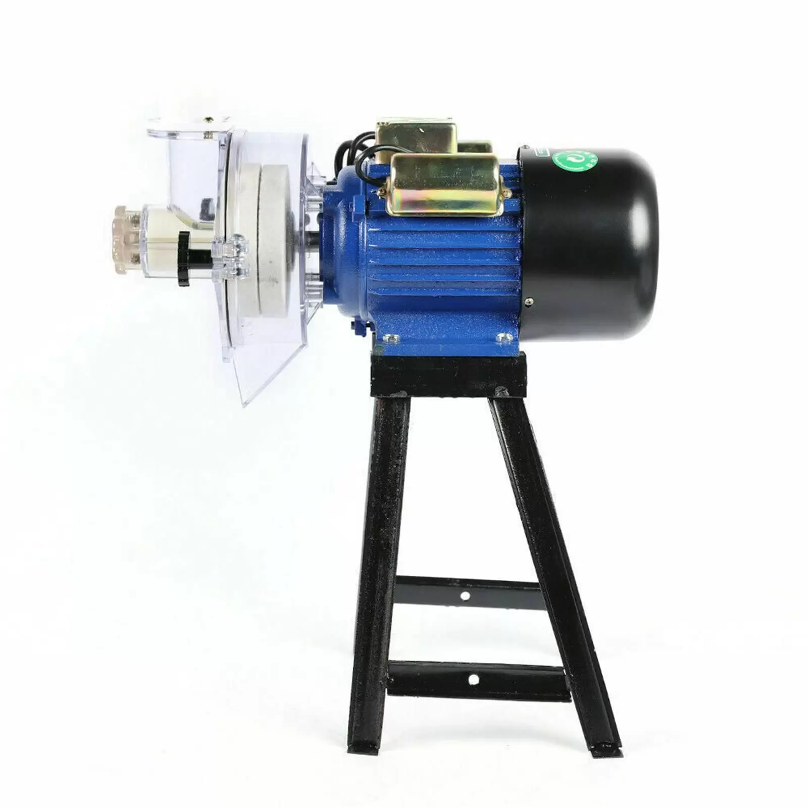 Elektrische Nassmahlmaschine Getreidemühle mit Trichter Malzmühle Korn Schleifer Eisenverzinktem 1400 U / min