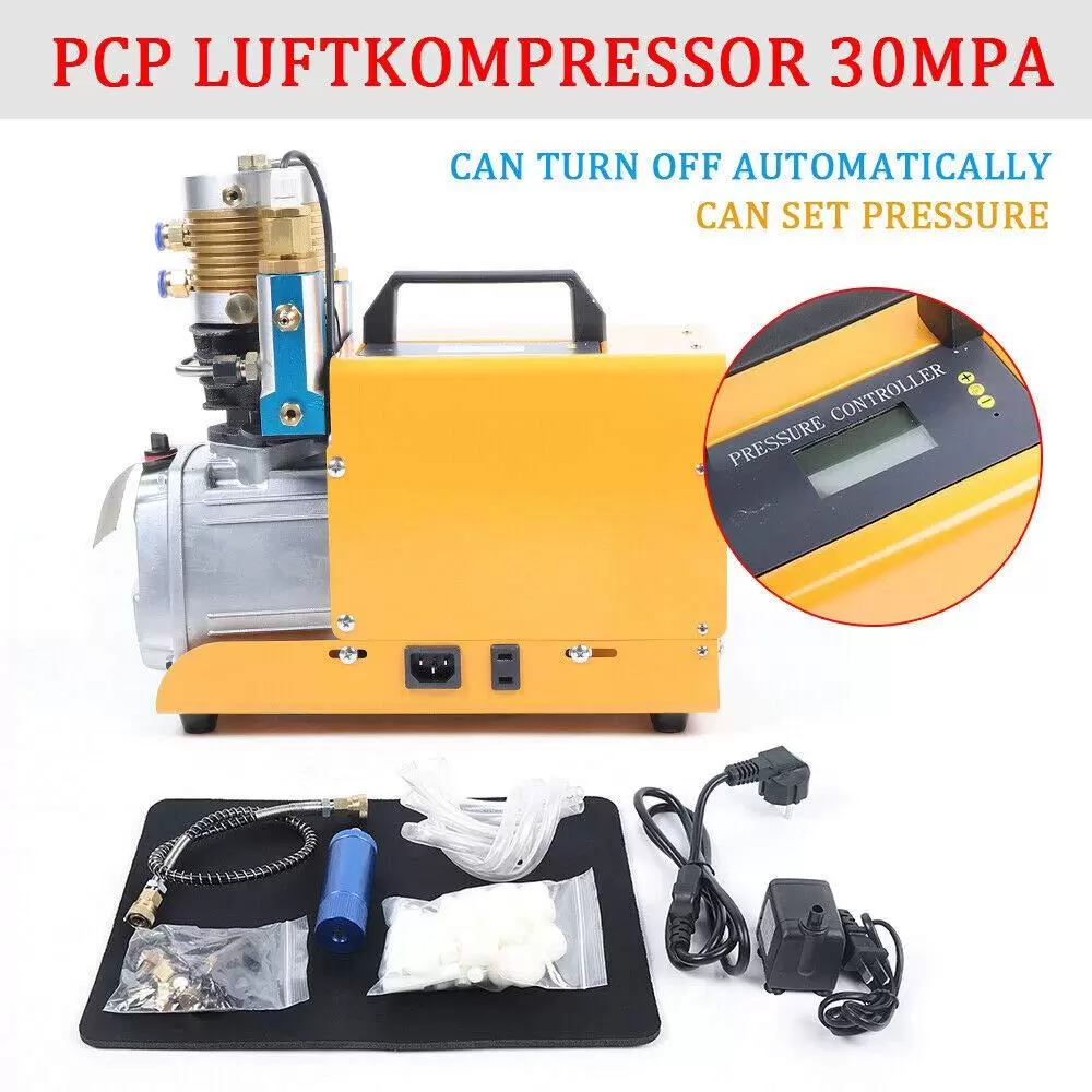 Hochdruckluftpumpe Selbstabschaltung Kompressor Luftpump PCP Luftkompressor 30Mpa