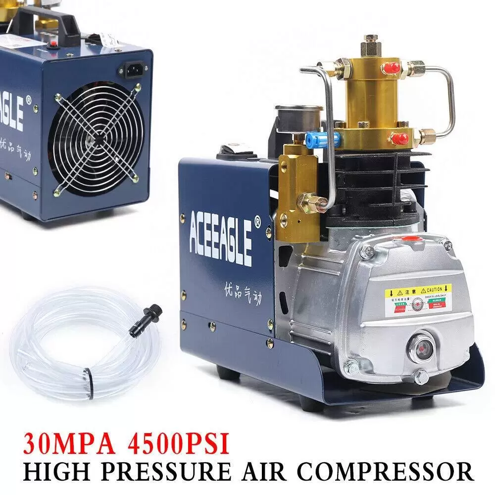 Auto 220V Hochdruck Luftkompressor PCP Luftpistole Tauchpumpe,mit Öl-Wasser-Trennung (Standardversion)