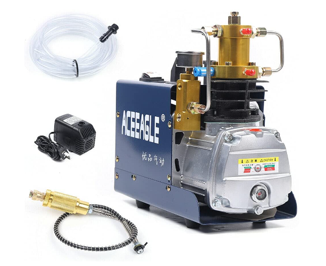 Auto 220V Hochdruck Luftkompressor PCP Luftpistole Tauchpumpe,mit Öl-Wasser-Trennung (Standardversion)