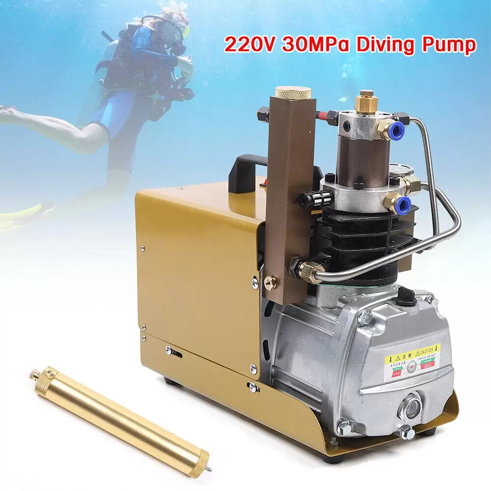 31MPA 4500PSI Elektrische Kompressor pumpe Hochdruck Luftpumpe Diving Atemluftkompressor Vakuumpumpen