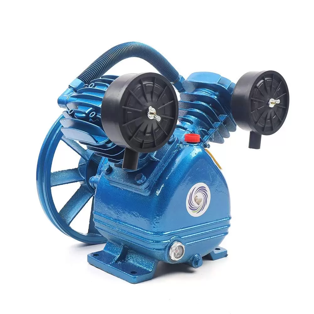 1500W 115PSI 2HP V-Stil Doppelzylinder-Luftkompressorpumpe 1500W 115PSI 2HP V-Stil Doppelzylinder-Luftkompressorpumpe