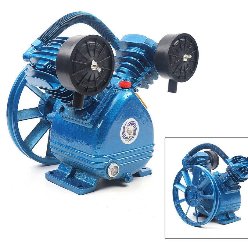 1500W 115PSI 2HP V-Stil Doppelzylinder-Luftkompressorpumpe