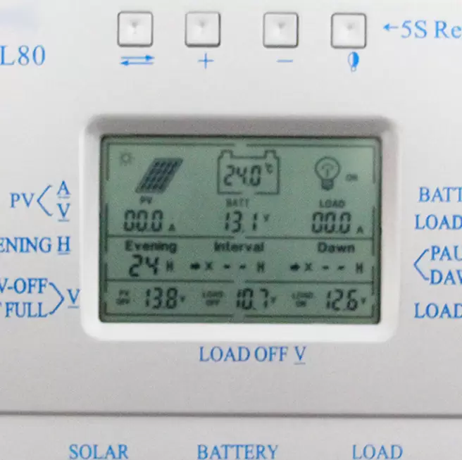 80A PWM Solarpanel 12V 24V Auto Switch Stromerzeugungssystem Solarpanel-Laderegler 80A PWM Solarpanel 12V 24V Auto Switch Stromerzeugungssystem Solarpanel-Laderegler