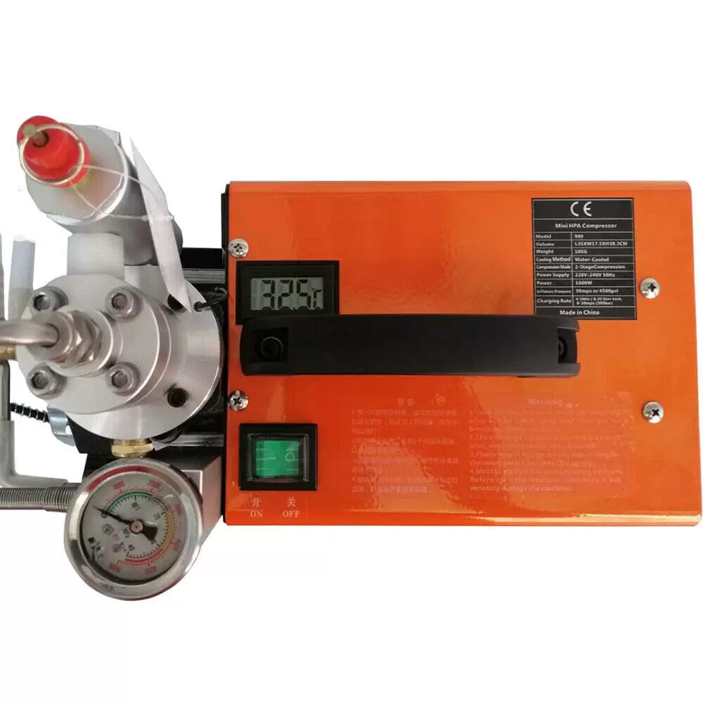 1600W 4500Psi 300Bar 30Mpa Elektrische Hochdruckluftpumpe Luftkompressor Pumpe Satz Luft Kompressor