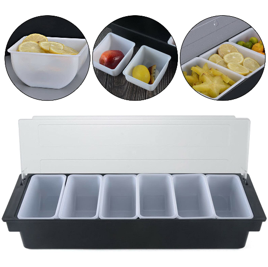 Obst Beilagenbehälter Einsätze Zutatenbox Zutatenbehälter