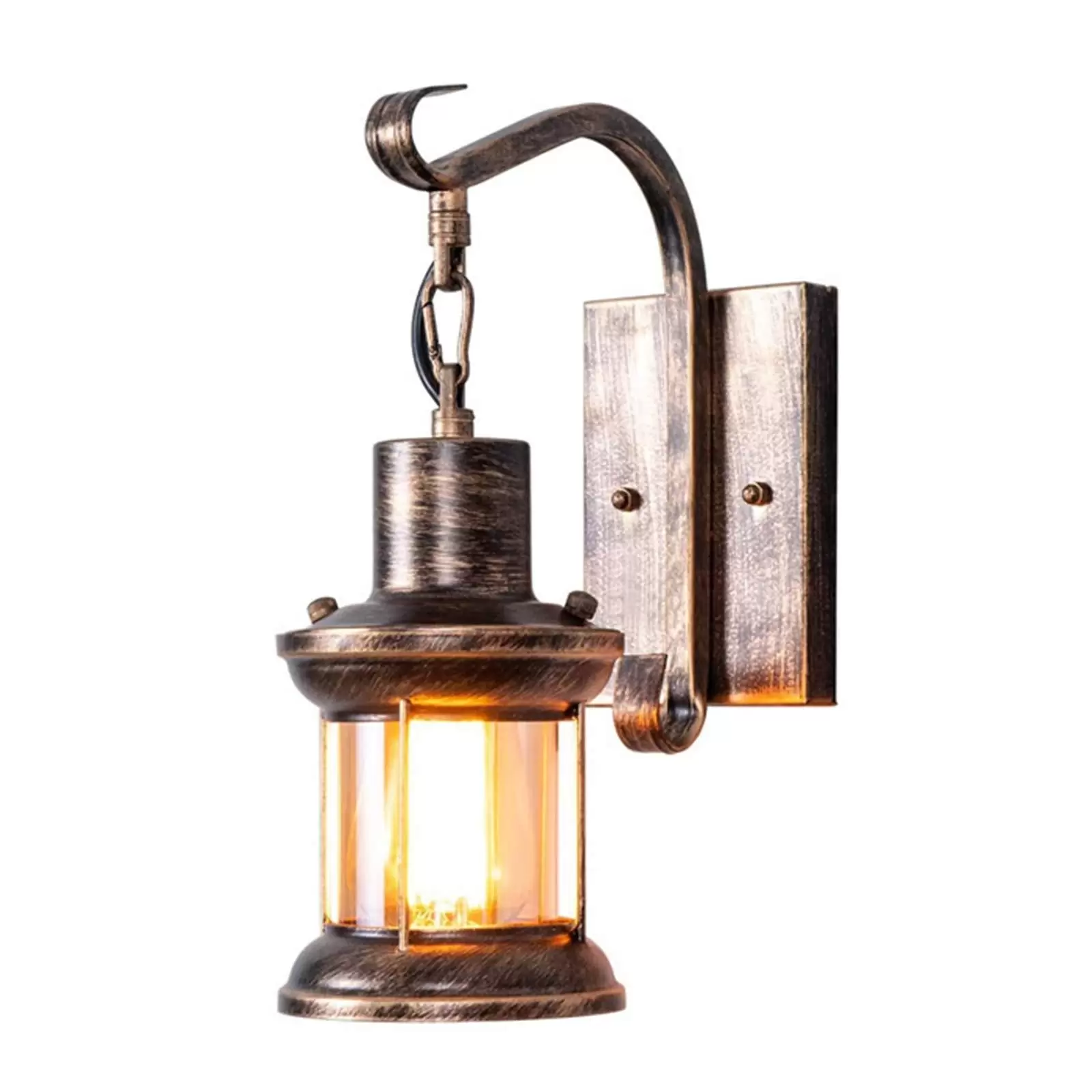 CNCEST Antike Wandleuchte Außen Wandlampe,Vintage Wandbeleuchtung E27 Birne(Keine Glühbirne enthalten)