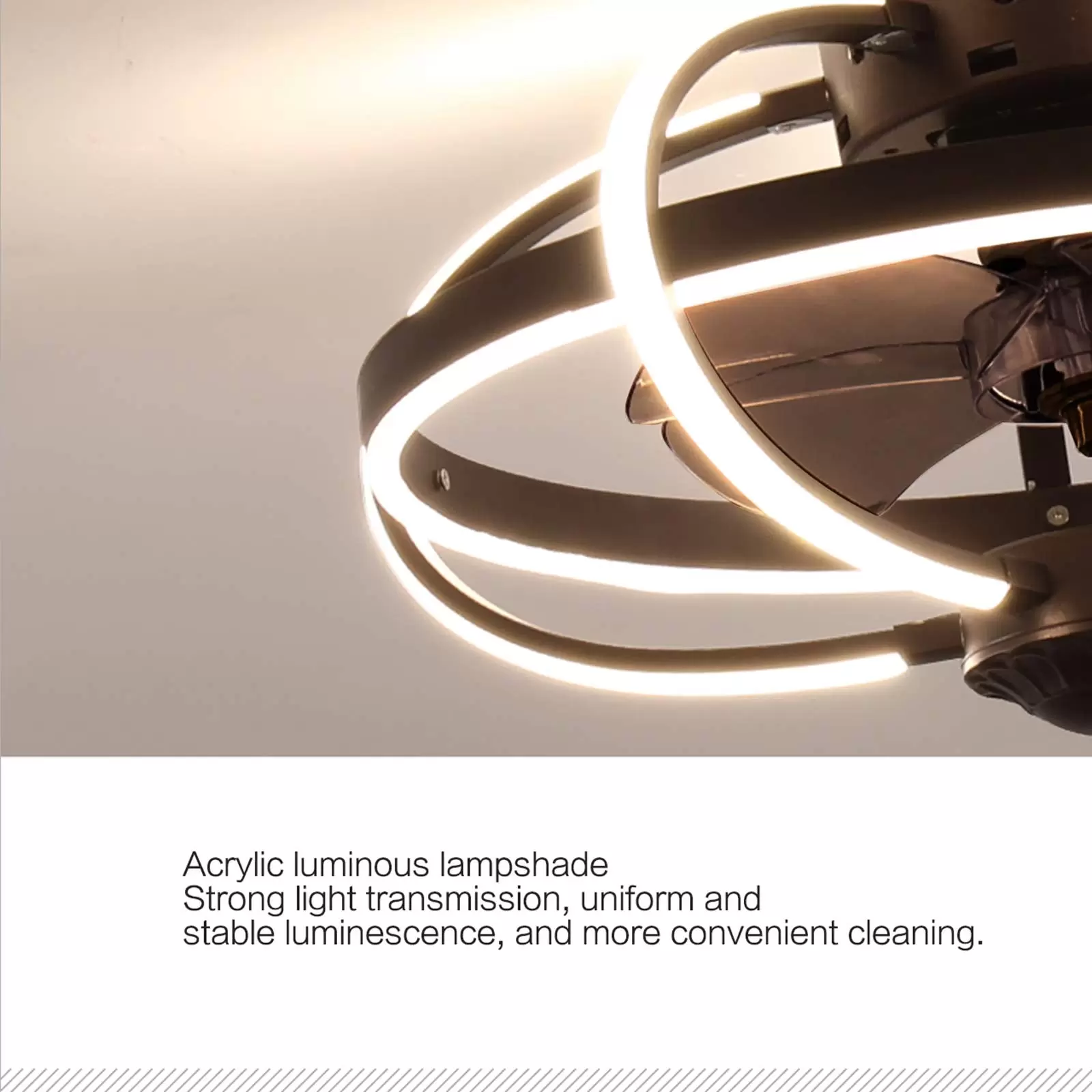 220V Deckenventilator Licht Wohnzimmer Esszimmer Lampe