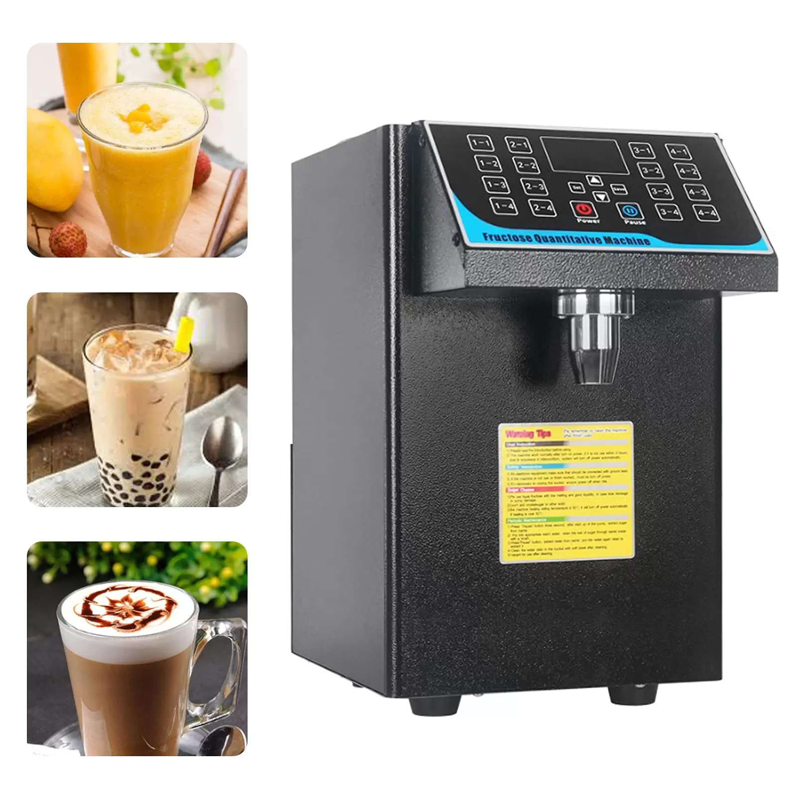 Automatischer Fruktosespender Sirupspender 7.5L Bubble Tee Fruktose Quantitative Maschine 220V Automatischer Fruktosespender Sirupspender 7.5L Bubble Tee Fruktose Quantitative Maschine 220V