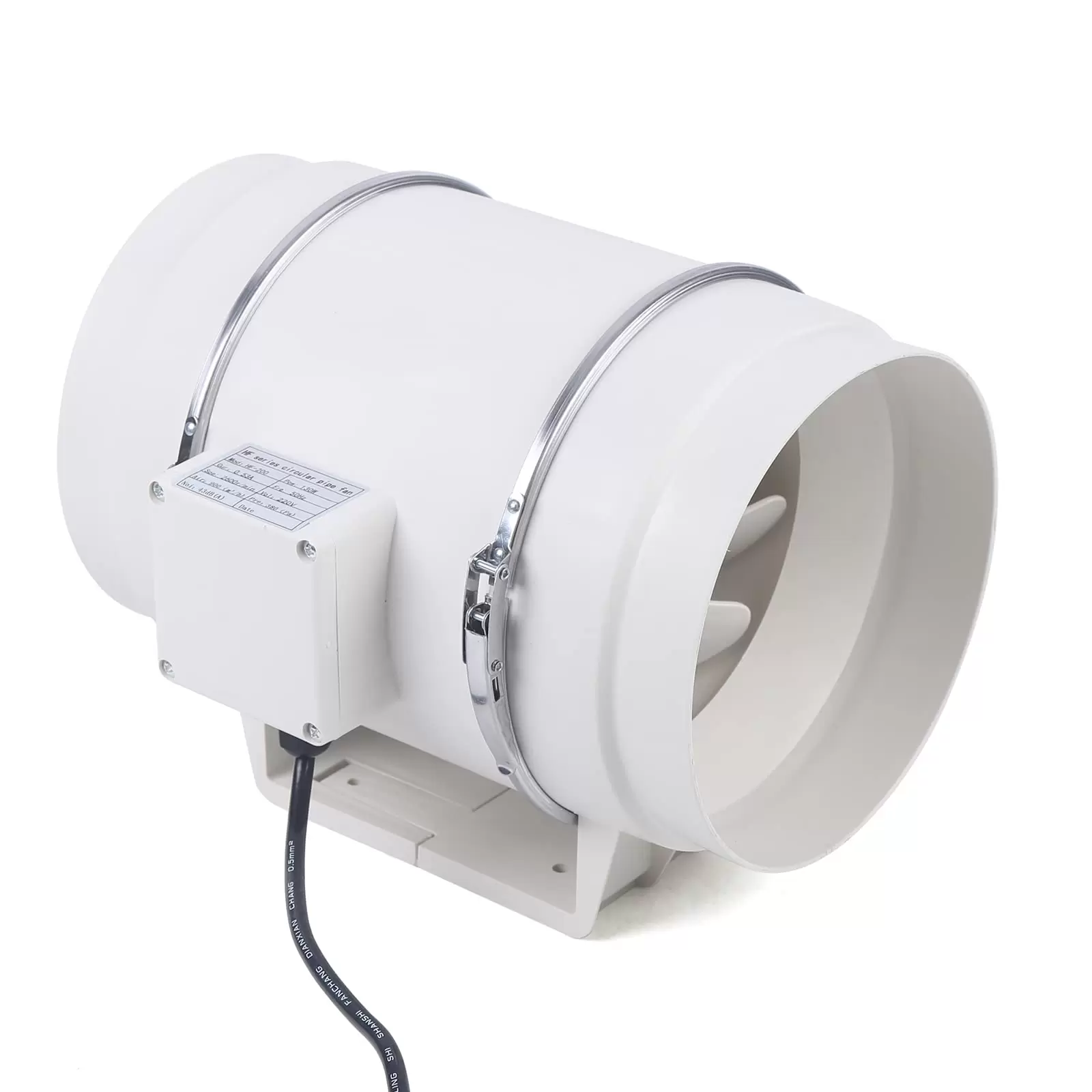 200 mm Ablüfter Rohrventilator mit Kugellager Ventilator Lüfter Vents,Rohrlüfter 900 m³/h 2600 U/min