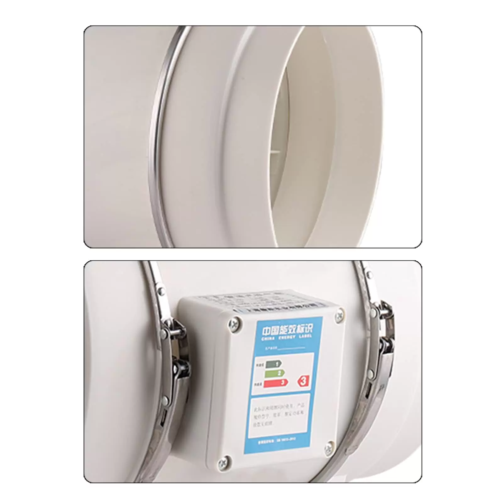 200 mm Ablüfter Rohrventilator mit Kugellager Ventilator Lüfter Vents,Rohrlüfter 900 m³/h 2600 U/min 200 mm Ablüfter Rohrventilator mit Kugellager Ventilator Lüfter Vents,Rohrlüfter 900 m³/h 2600 U/min