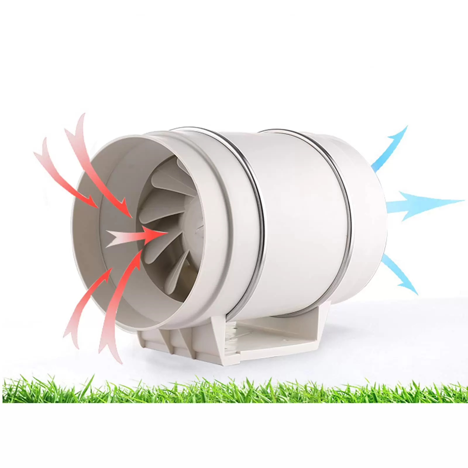 200 mm Ablüfter Rohrventilator mit Kugellager Ventilator Lüfter Vents,Rohrlüfter 900 m³/h 2600 U/min 200 mm Ablüfter Rohrventilator mit Kugellager Ventilator Lüfter Vents,Rohrlüfter 900 m³/h 2600 U/min