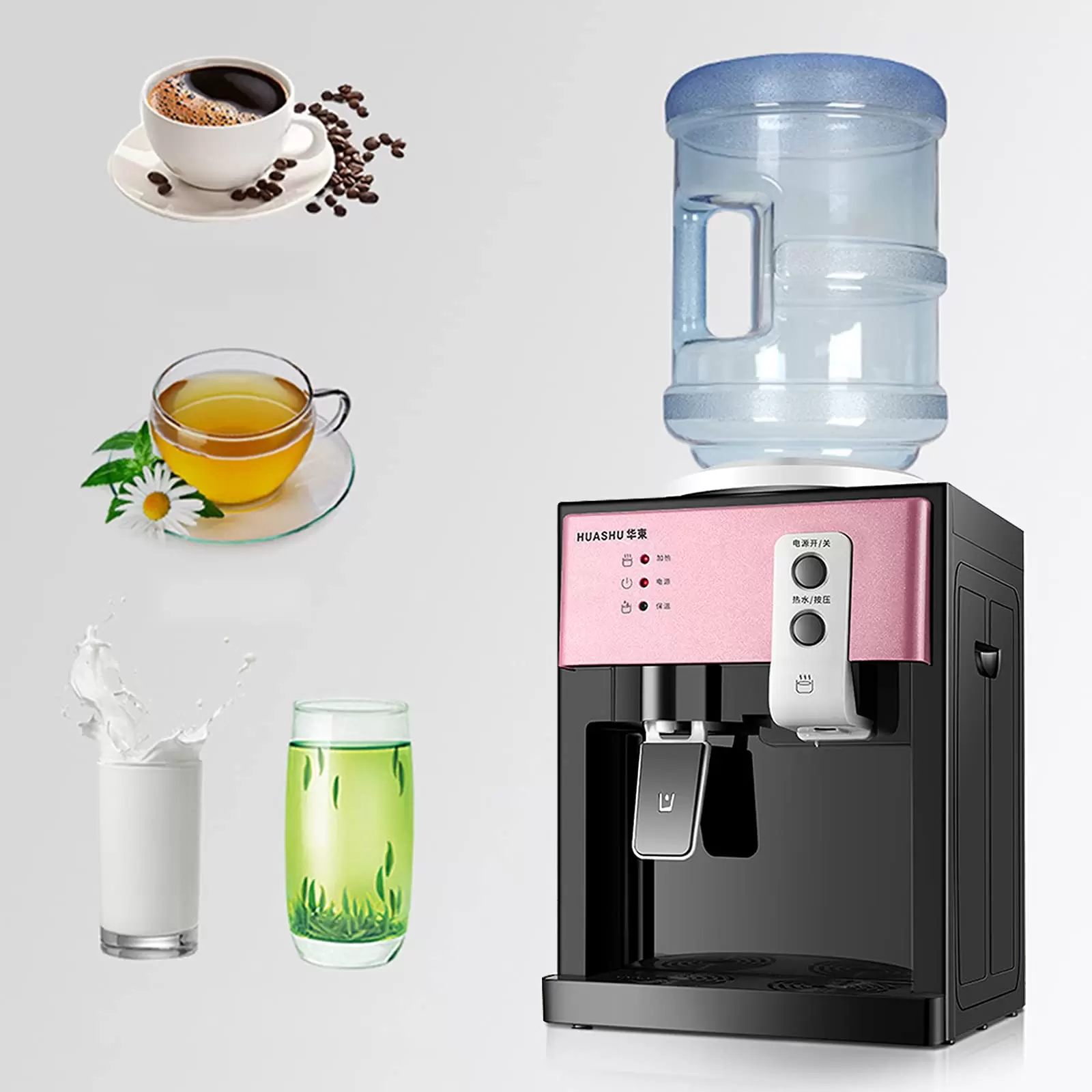 Wasserspender, Elektrischer Heißwasserspender Stehend Wasserkühlerspender 550W Wasserspender, Elektrischer Heißwasserspender Stehend Wasserkühlerspender 550W