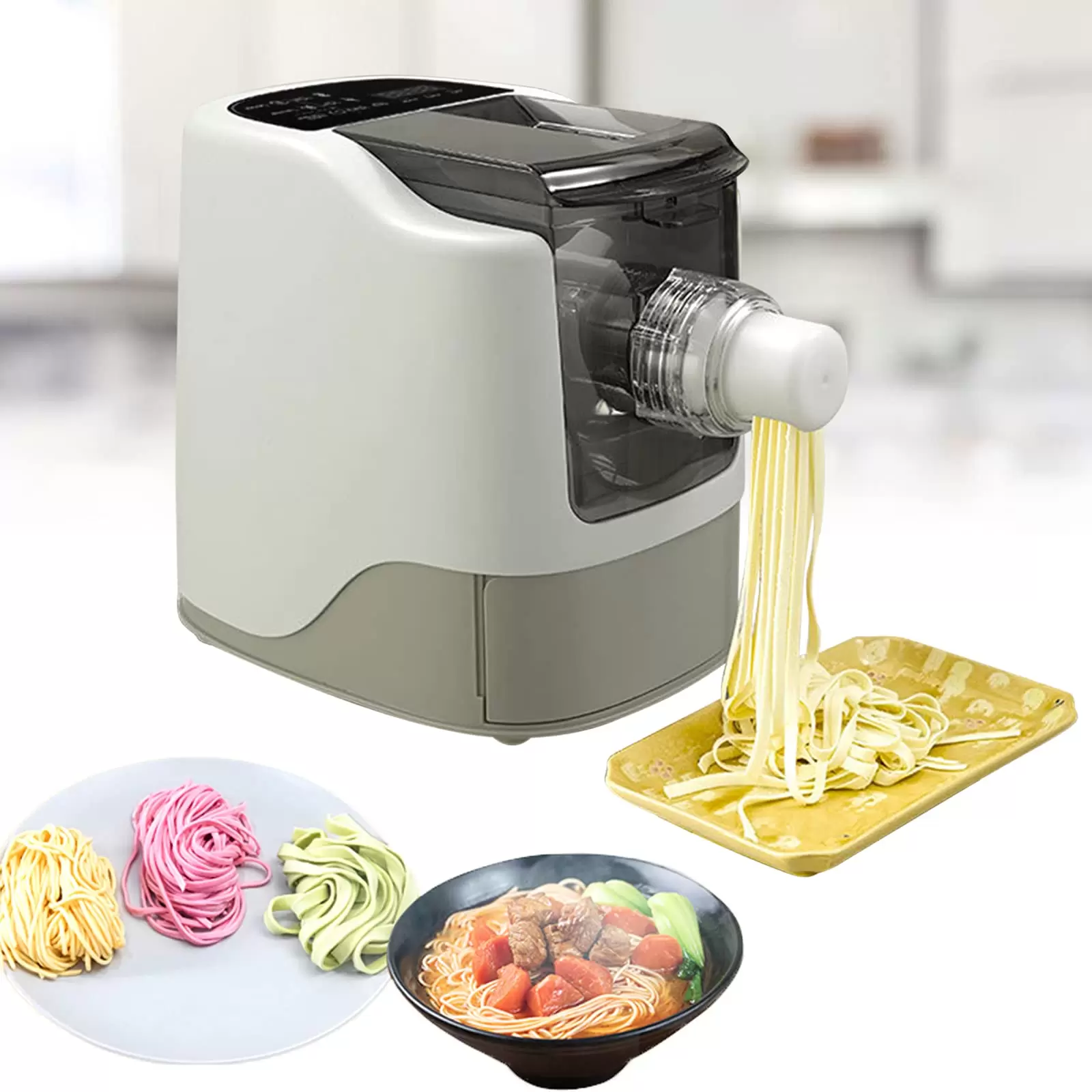 260W Haushalt Nudelmaschine Pastamaschine Pastamaker Knödelmacher Teigknetmaschine 260W Haushalt Nudelmaschine Pastamaschine Pastamaker Knödelmacher Teigknetmaschine