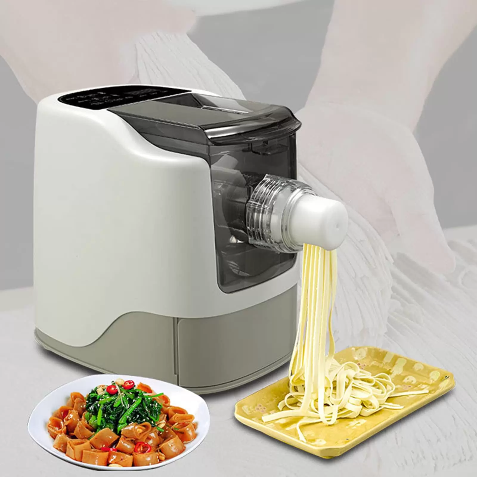260W Haushalt Nudelmaschine Pastamaschine Pastamaker Knödelmacher Teigknetmaschine 260W Haushalt Nudelmaschine Pastamaschine Pastamaker Knödelmacher Teigknetmaschine