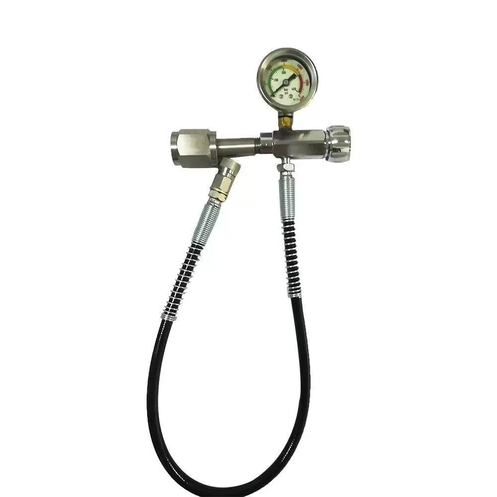 PCP Paintball Fill Station PCP Charging Adapter mit 60 cm Mikrobore-Schlauch Hose