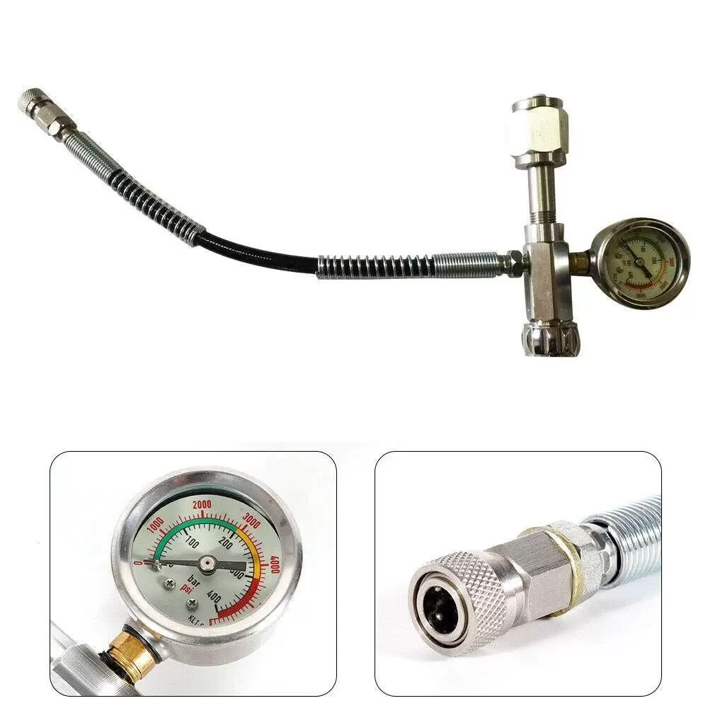 PCP Paintball Fill Station PCP Charging Adapter mit 60 cm Mikrobore-Schlauch Hose PCP Paintball Fill Station PCP Charging Adapter mit 60 cm Mikrobore-Schlauch Hose