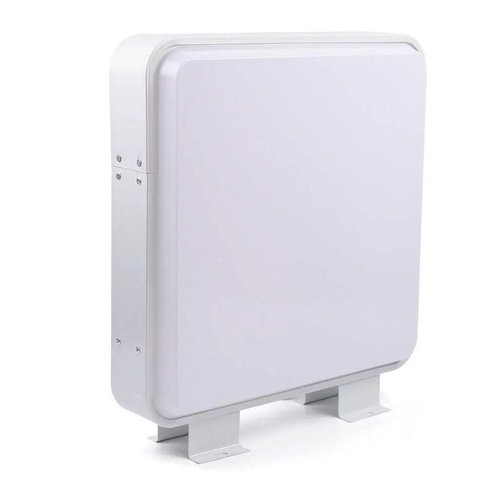 LED Leuchtkasten 55 x 55cm, Quadrat Doppelseitig Leuchtreklame, Blank Beleuchtet, Draussen Reklame Lampen aus Acryl 220V