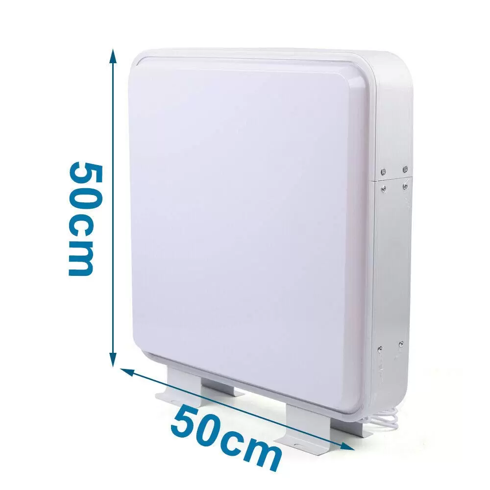 LED Leuchtkasten 55 x 55cm, Quadrat Doppelseitig Leuchtreklame, Blank Beleuchtet, Draussen Reklame Lampen aus Acryl 220V