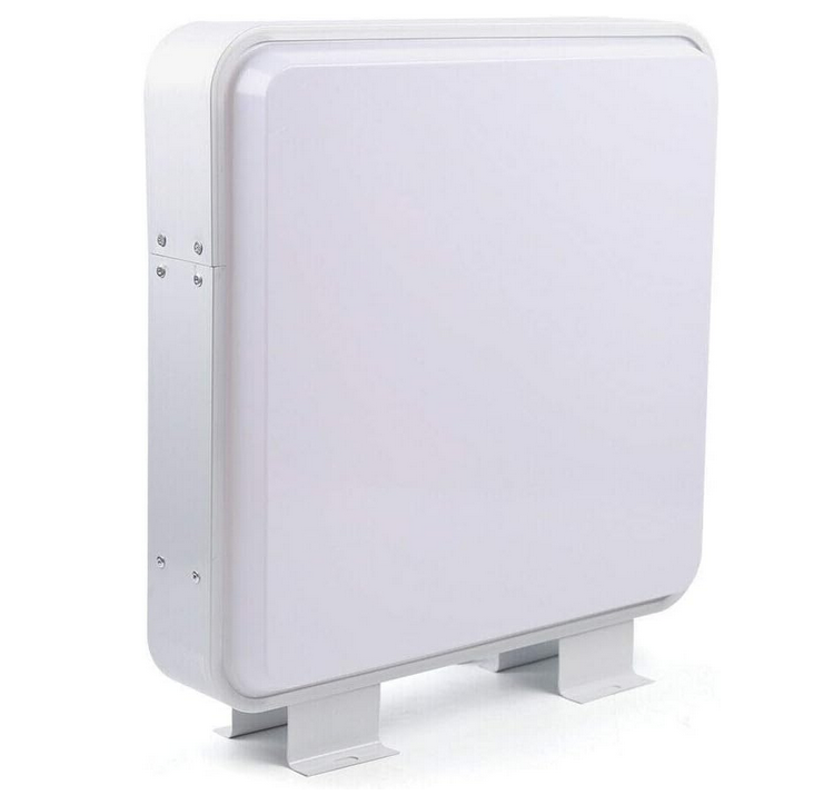 LED Leuchtkasten 55 x 55cm, Quadrat Doppelseitig Leuchtreklame, Blank Beleuchtet, Draussen Reklame Lampen aus Acryl 220V