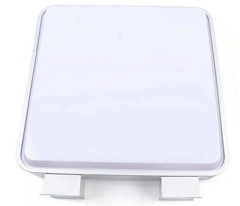 LED Leuchtkasten 55 x 55cm, Quadrat Doppelseitig Leuchtreklame, Blank Beleuchtet, Draussen Reklame Lampen aus Acryl 220V