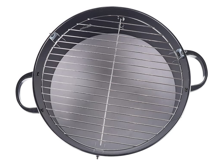 Multifunktionaler Räuchergrill 3in1 Geräucherter Grill Doppelschicht BBQ Holzkohlegrill w/Thermometer