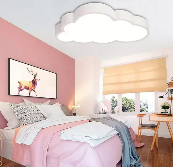 LED Deckenleuchte Kinderzimmer Schlafzimmer Wolkenform Deckenlampe 36W 15㎡-30㎡