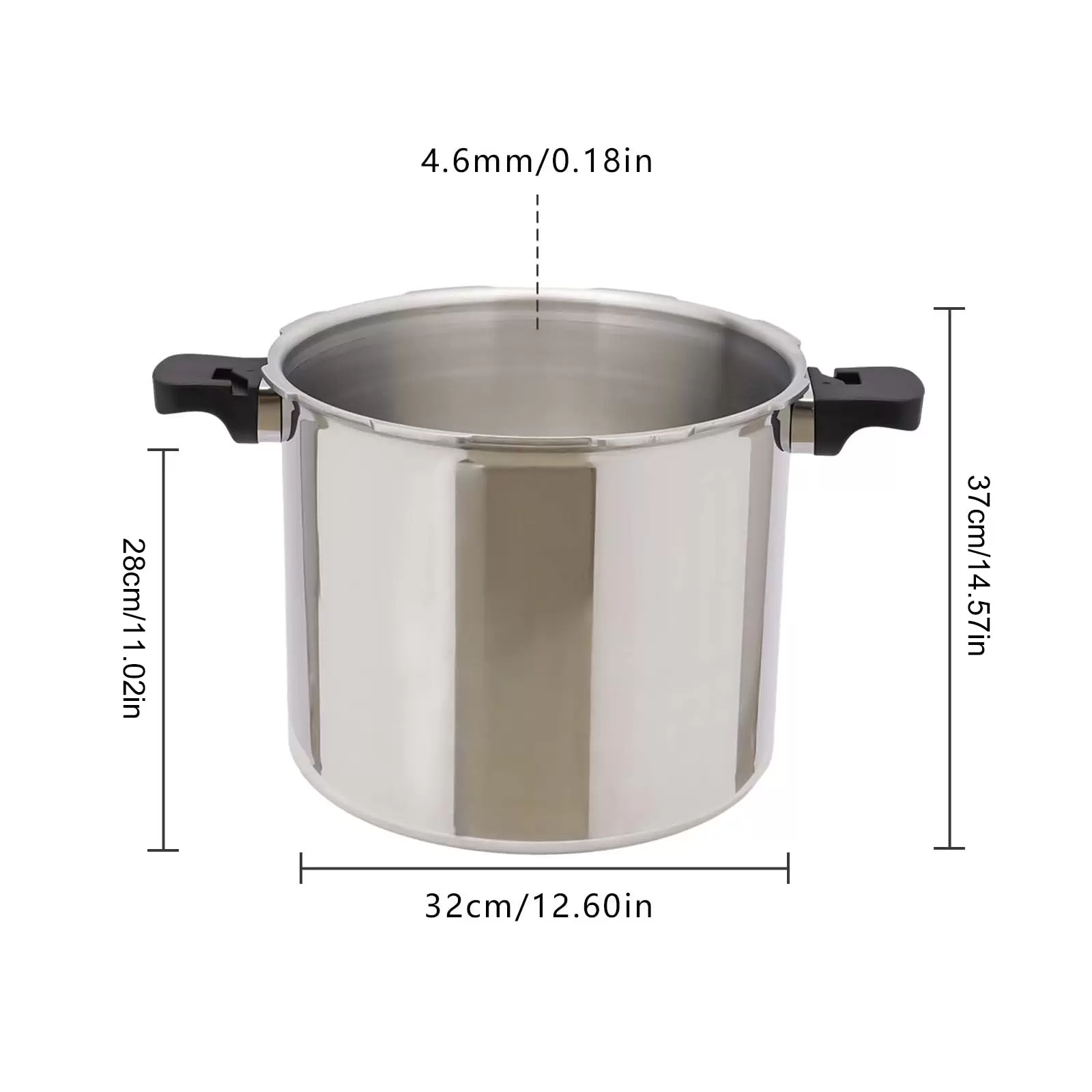 22L 70Kpa Schnellkochtopf bis Druckkochtopf Dampfkocher Kochtopf Schnell Koch