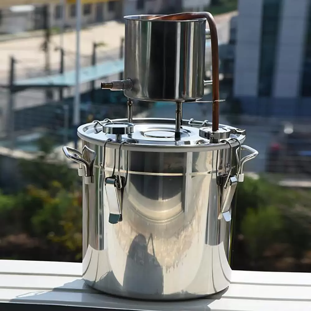 12L Destilliergerät Edelstahl Destillieranlage Destille Alkohol WeinDestille Distiller