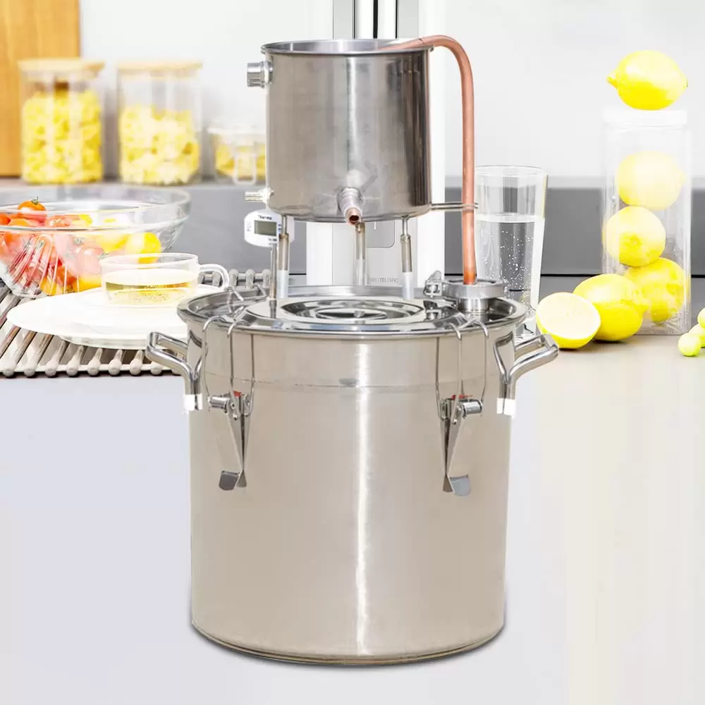 12L Destilliergerät Edelstahl Destillieranlage Destille Alkohol WeinDestille Distiller