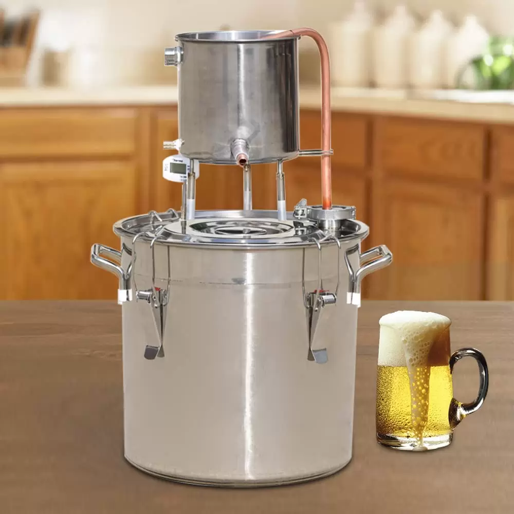 12L Destilliergerät Edelstahl Destillieranlage Destille Alkohol WeinDestille Distiller