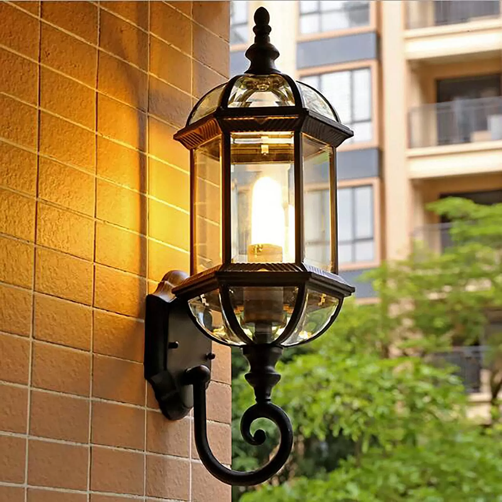CNCEST Wandleuchte Industrial Wandlampe Retro Wandleuchten E27 Außenwandleuchte Wandbeleuchtung