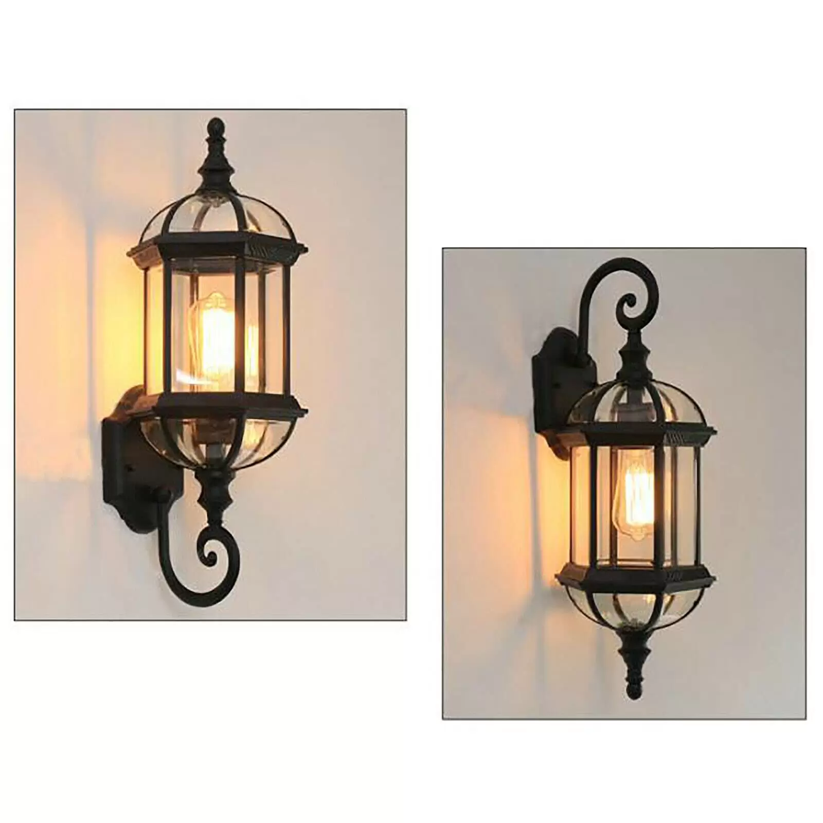 CNCEST Wandleuchte Industrial Wandlampe Retro Wandleuchten E27 Außenwandleuchte Wandbeleuchtung