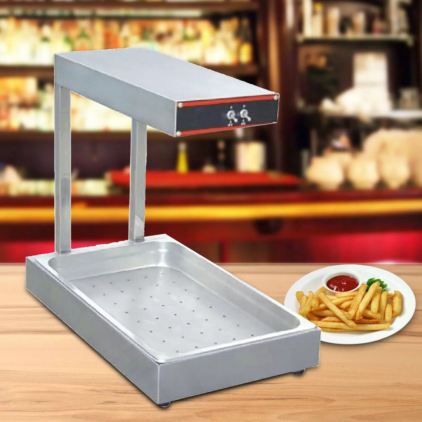 1KW Pommes Frites Wärmer Temperaturbereich 30-110 ℃ Heizung für Pommes Frites für Teerestaurant