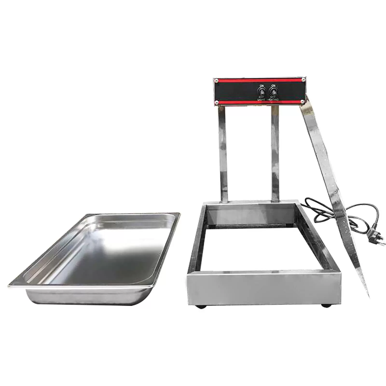 1KW Pommes Frites Wärmer Temperaturbereich 30-110 ℃ Heizung für Pommes Frites für Teerestaurant