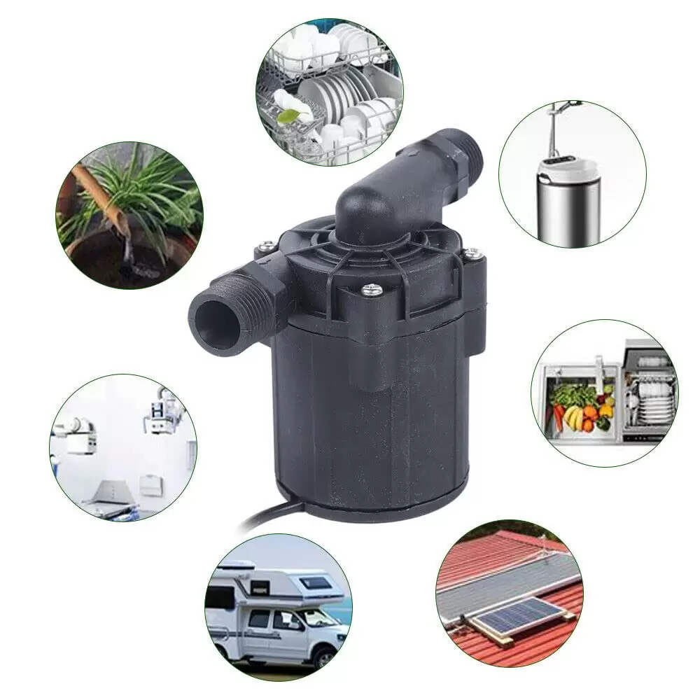 1000L/H-1200L/H Bürstenlos Wasserpumpe Motor 24V DC Umwälzpumpe