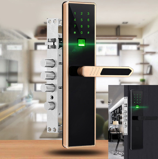 Fingerabdruck Türschloss Kit 4 in 1 elektronisches intelligentes Türschloss