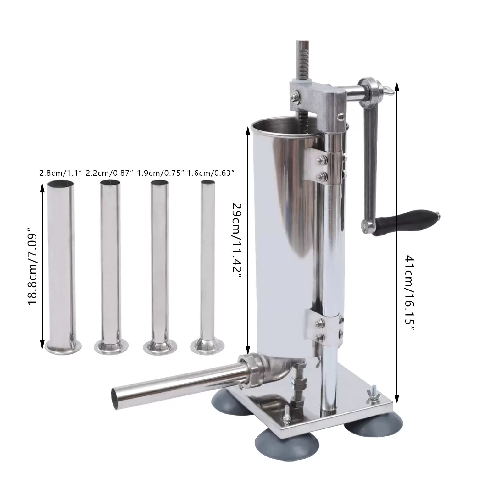 3L Vertikale Manuelle Wurstfüllmaschine Edelstahl Wurstfüller Wurst Stuffer Maschine Wurst Füller Fleisch Werkzeuge Für Küchen 3L Vertikale Manuelle Wurstfüllmaschine Edelstahl Wurstfüller Wurst Stuffer Maschine Wurst Füller Fleisch Werkzeuge Für Küchen