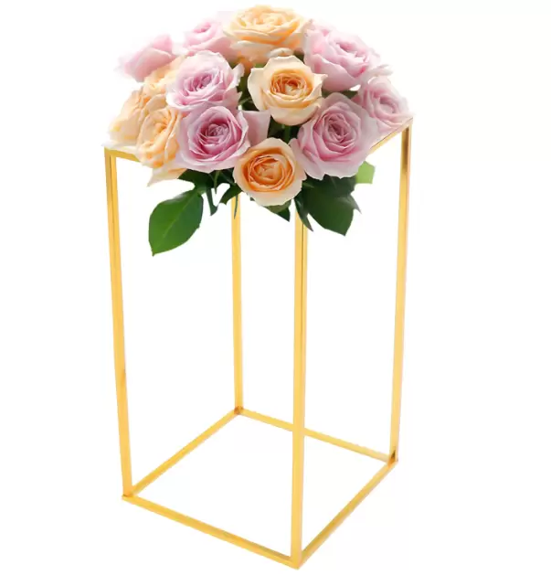 Metall Blumenständer Hochzeit Gold Bühne Säule Ständer Goldvasen für Hochzeit Herzstück Metall Blumenständer Hochzeit Gold Bühne Säule Ständer Goldvasen für Hochzeit Herzstück