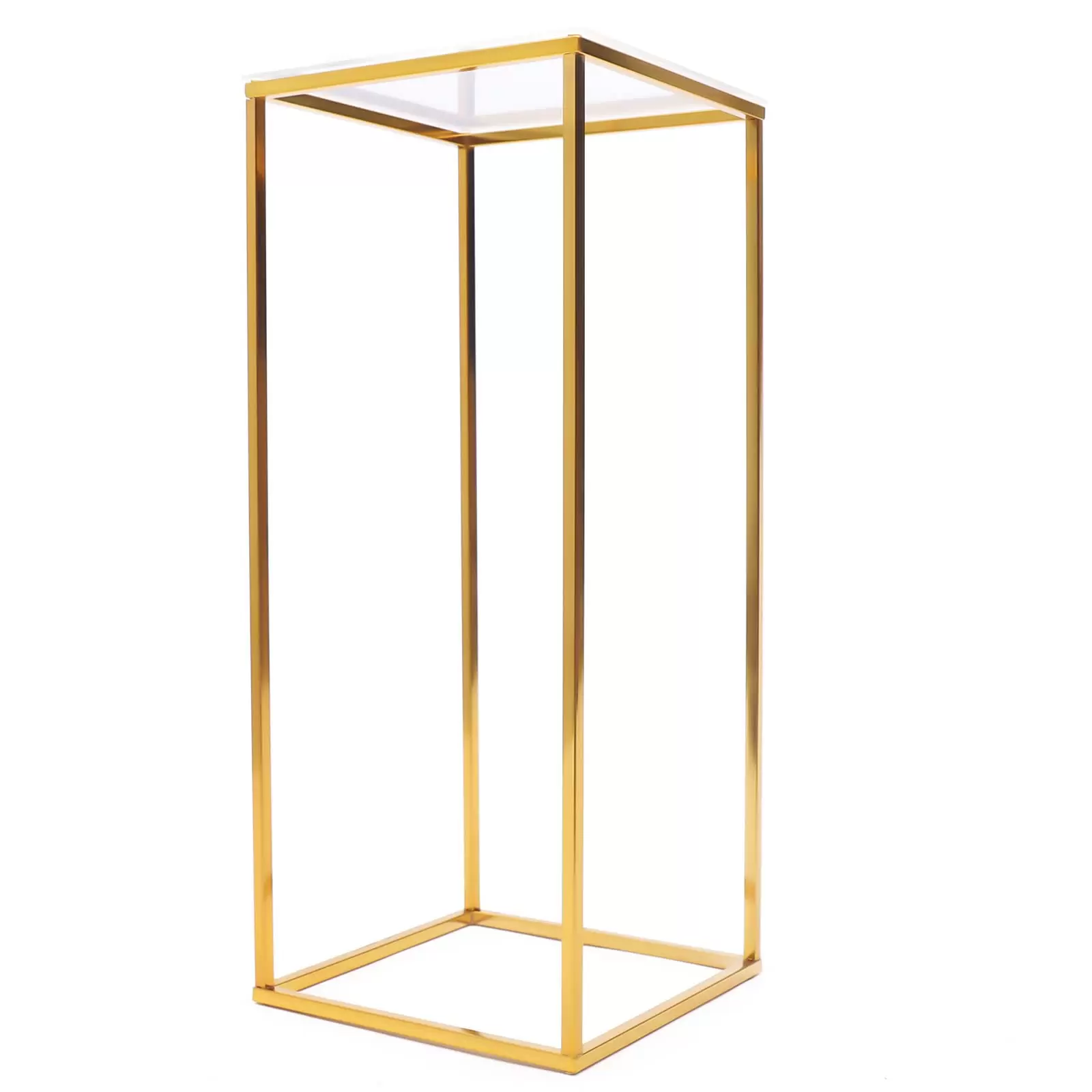 Metall Blumenständer Hochzeit Gold Bühne Säule Ständer Goldvasen für Hochzeit Herzstück