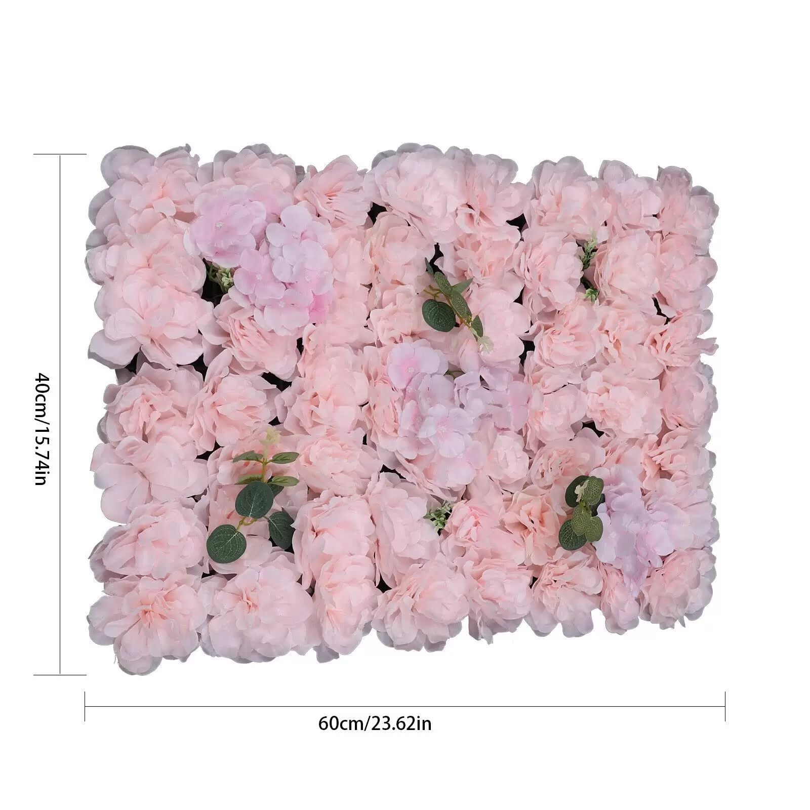 6Pcs 40*60cm Künstliche Blumenwand DIY Schöne Hintergrunddekoration Kunstblumen Panel 6Pcs 40*60cm Künstliche Blumenwand DIY Schöne Hintergrunddekoration Kunstblumen Panel