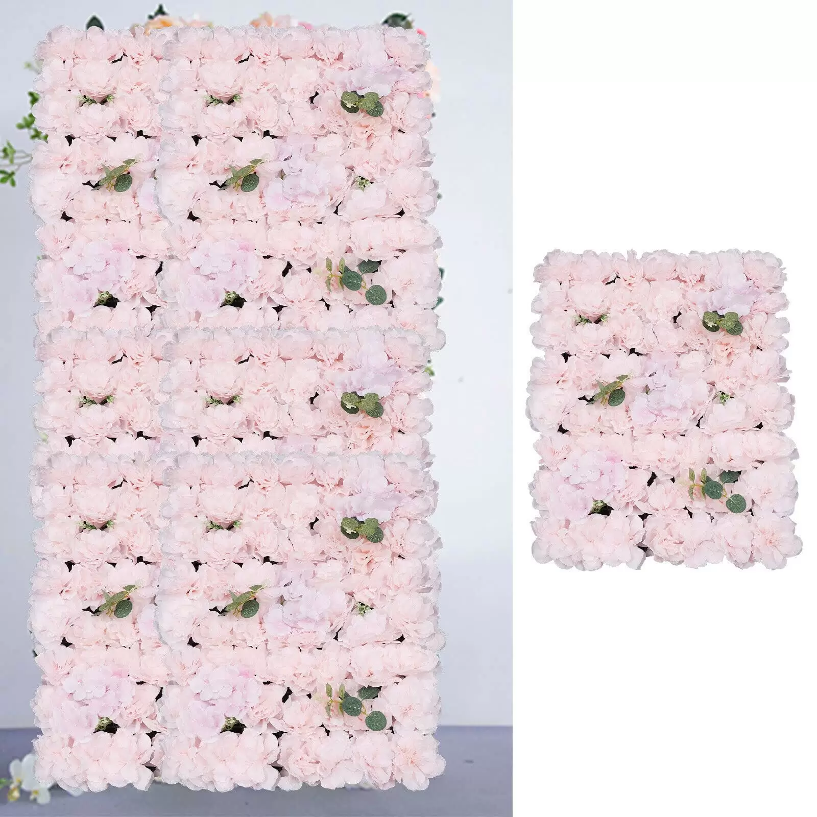 6Pcs 40*60cm Künstliche Blumenwand DIY Schöne Hintergrunddekoration Kunstblumen Panel 6Pcs 40*60cm Künstliche Blumenwand DIY Schöne Hintergrunddekoration Kunstblumen Panel