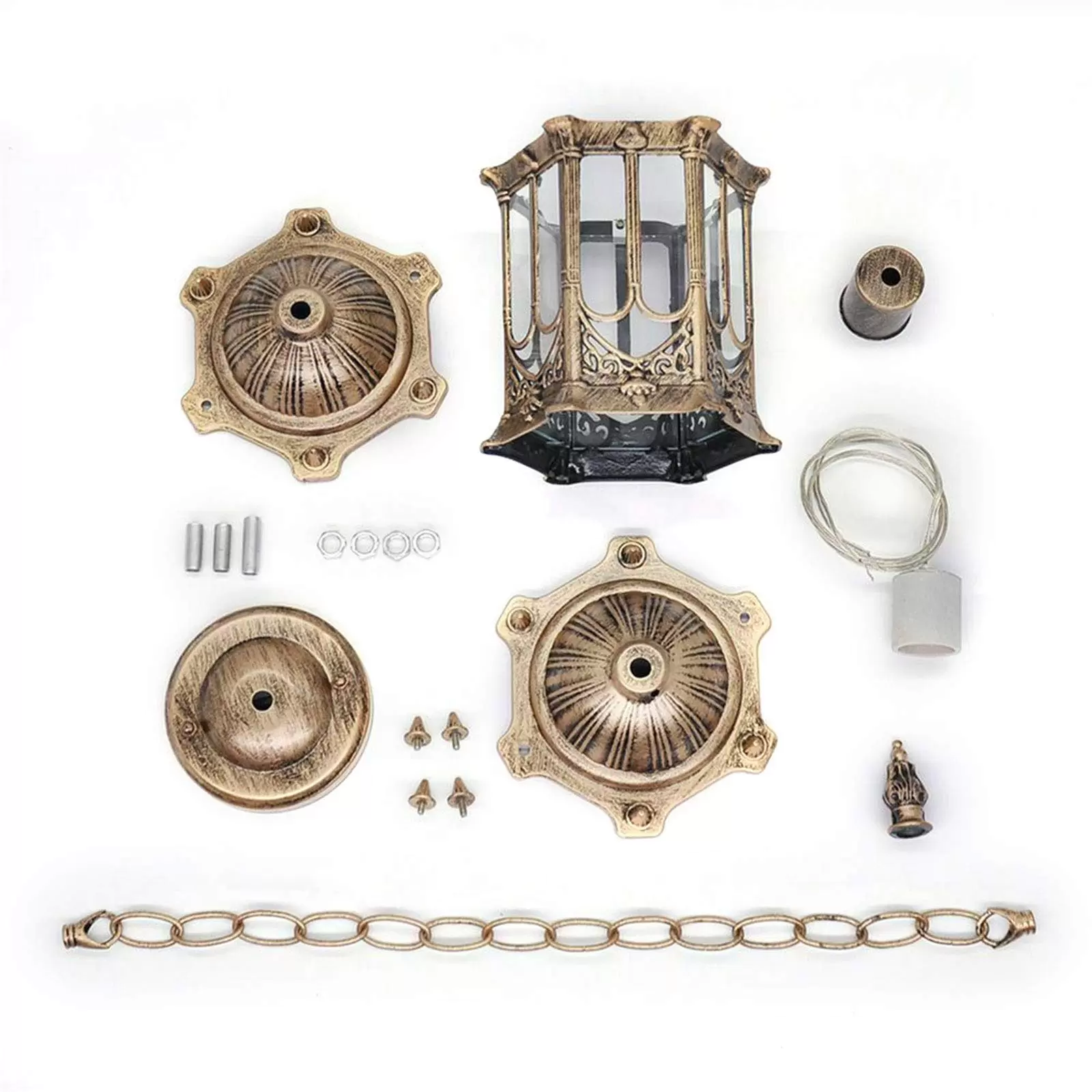 E27 Pendelleuchte Retro Hängelampe Wasserdichte Metall Gartenlampen Außenwandlaterne E27 Pendelleuchte Retro Hängelampe Wasserdichte Metall Gartenlampen Außenwandlaterne
