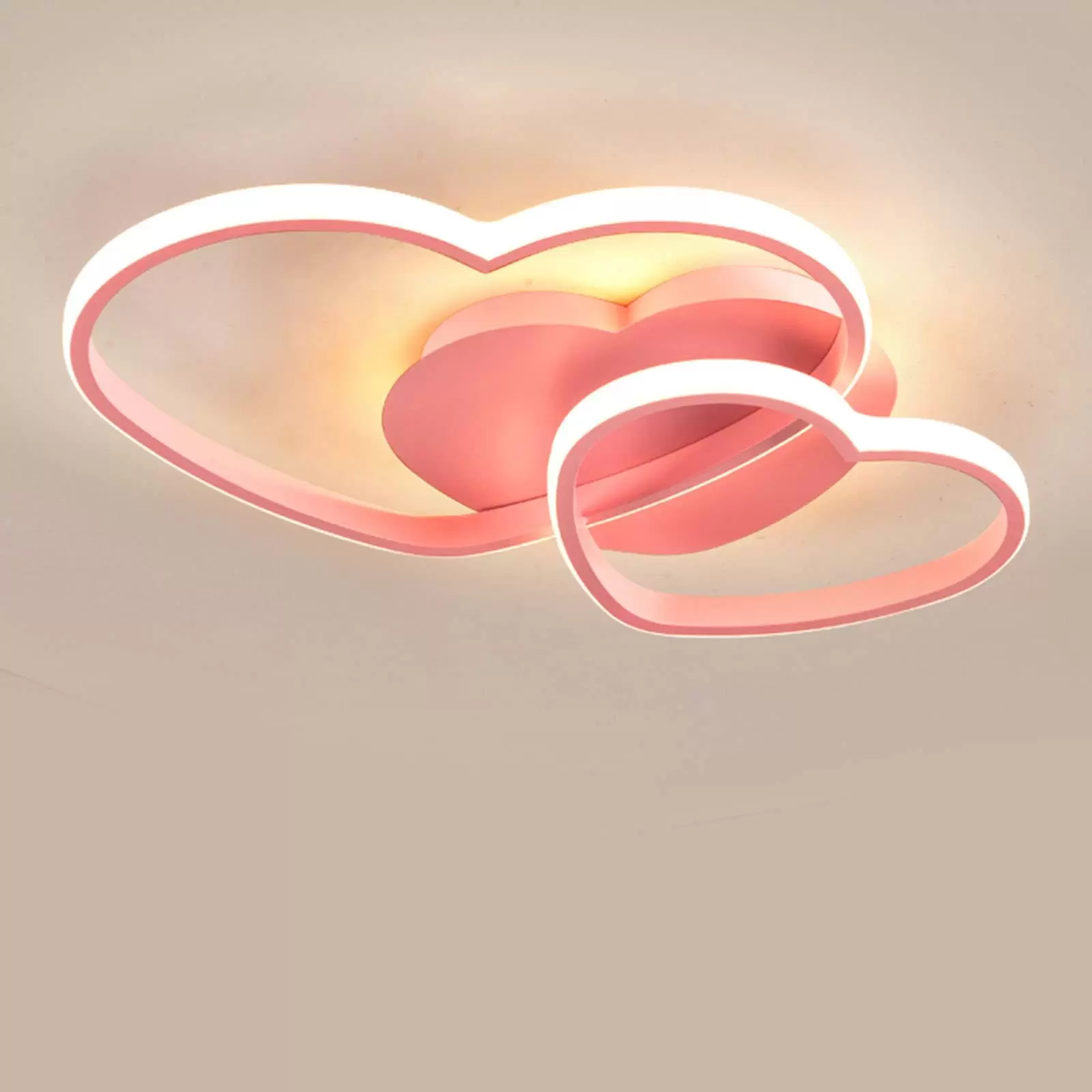 Deckenleuchte Liebesherzformige Deckenlampe Pendelleuchte mit Fernbedienung