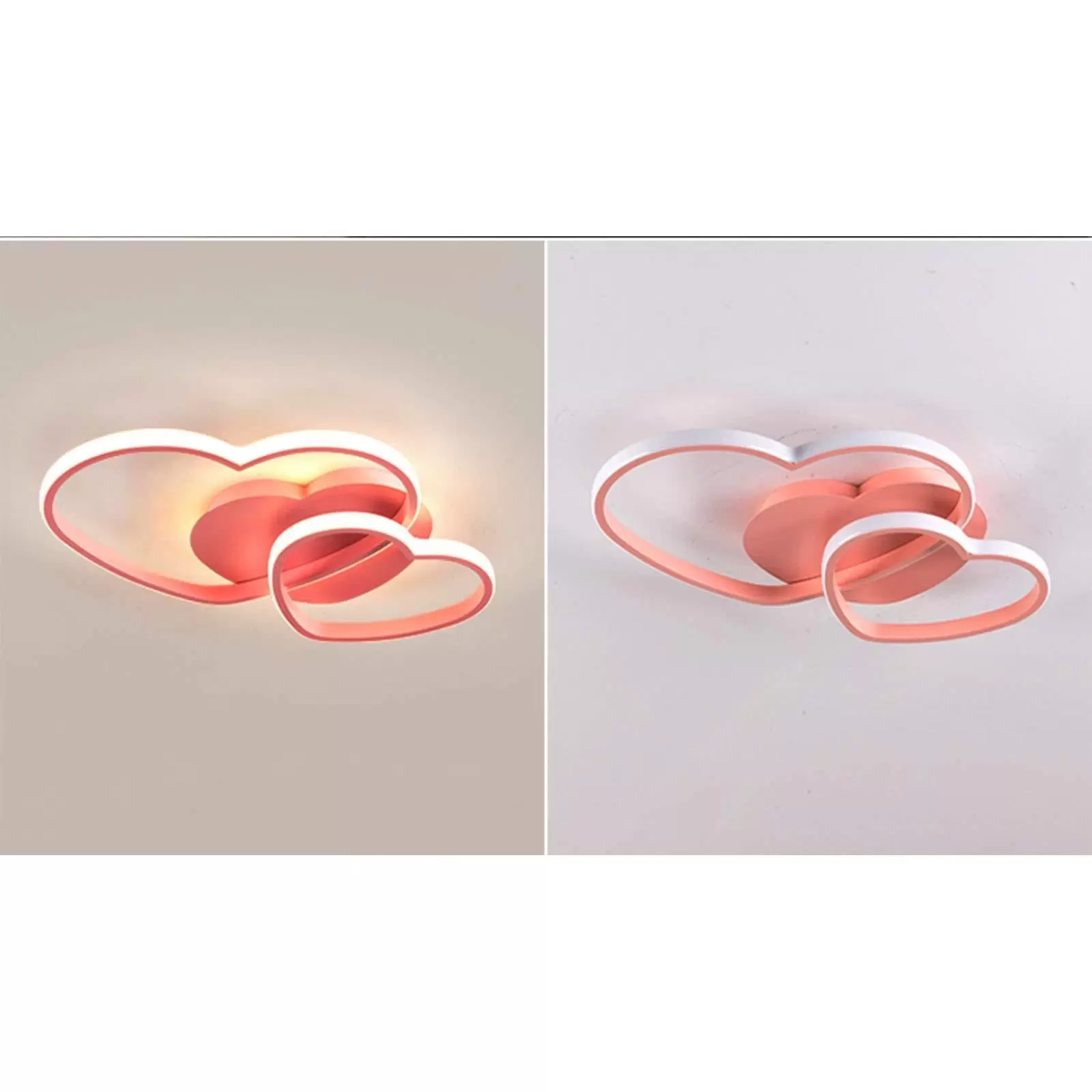 Deckenleuchte Liebesherzformige Deckenlampe Pendelleuchte mit Fernbedienung