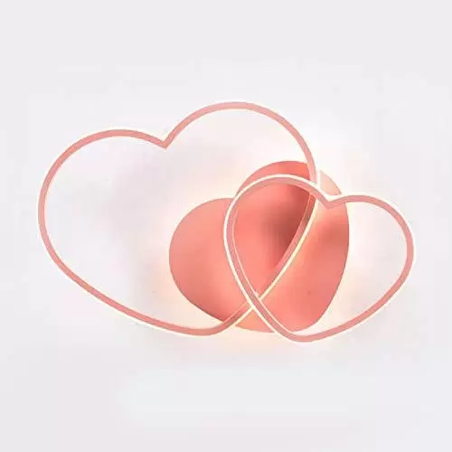 Deckenleuchte Liebesherzformige Deckenlampe Pendelleuchte mit Fernbedienung