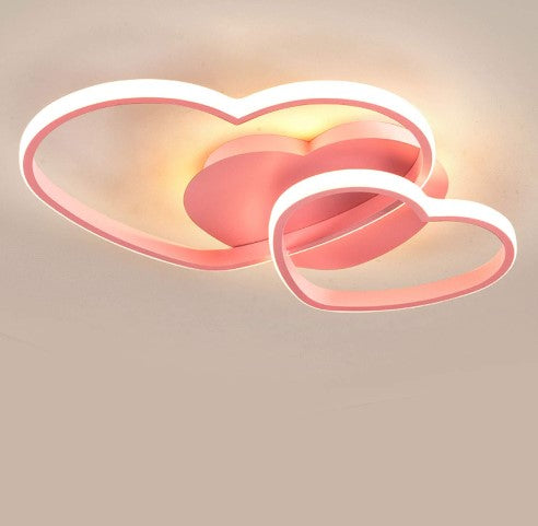 Deckenleuchte Liebesherzformige Deckenlampe Pendelleuchte mit Fernbedienung