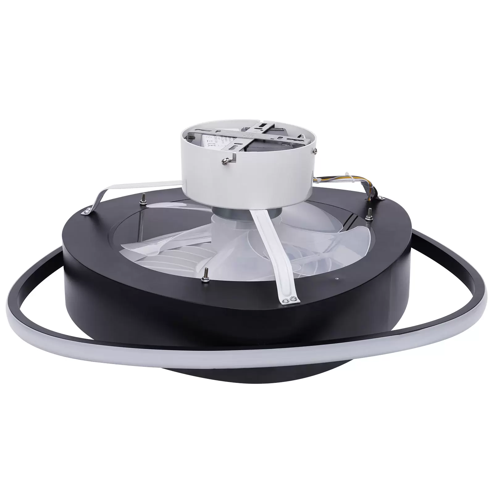 Moderner LED-Deckenventilator mit Lichtdimmung, unsichtbare Ventilator-Deckenleuchte mit Fernbedienung
