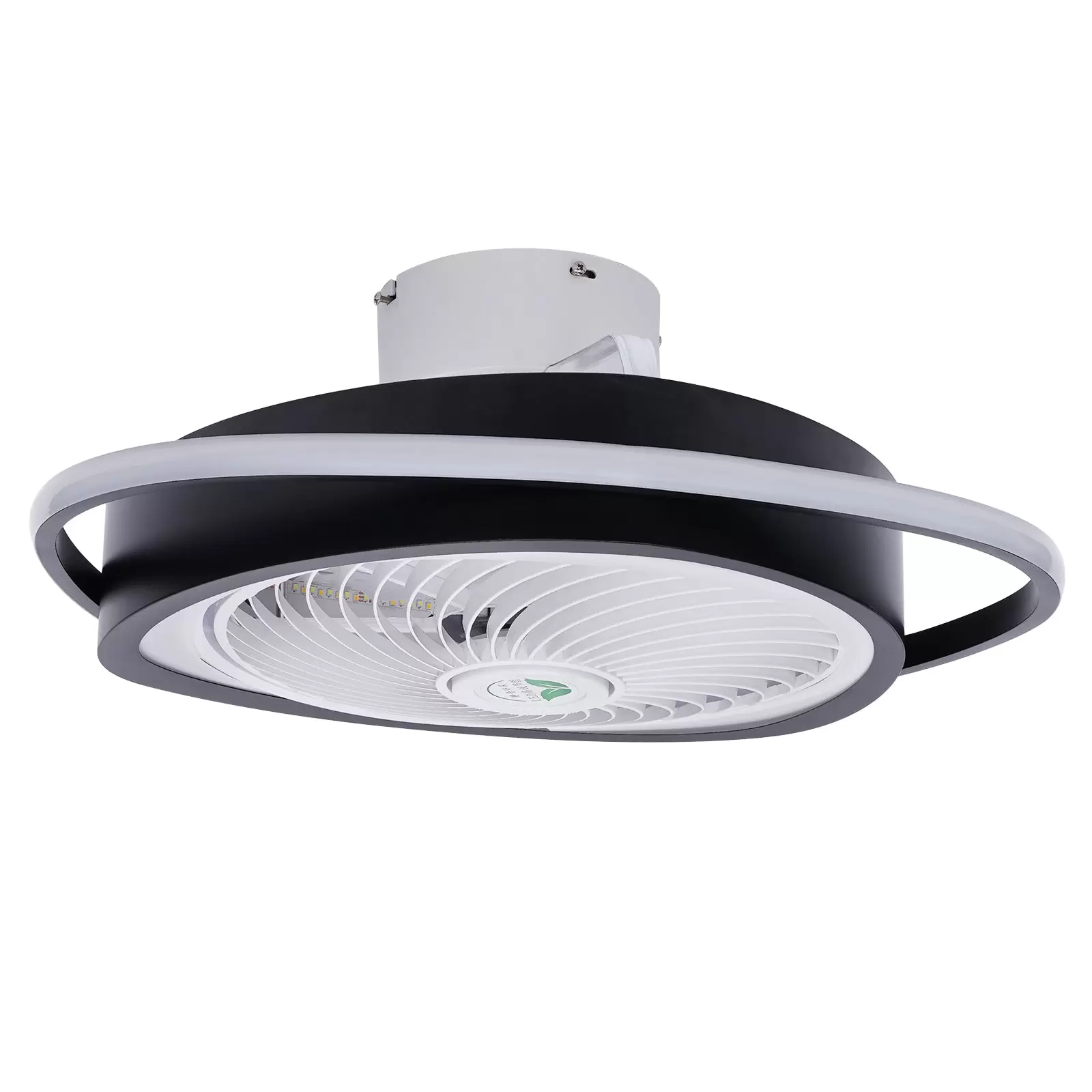 Moderner LED-Deckenventilator mit Lichtdimmung, unsichtbare Ventilator-Deckenleuchte mit Fernbedienung